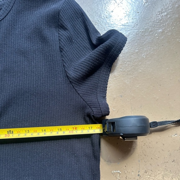 Arizona Jean Co. Black ribbed T-shirt, size xxl - Picture 4 of 6